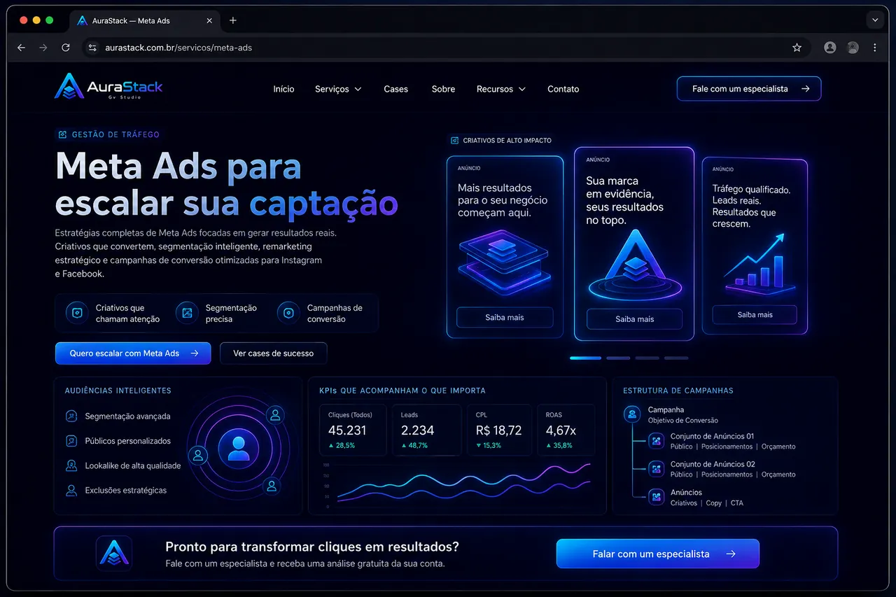 Campanhas Meta Ads